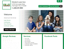 Tablet Screenshot of lawncarefarmingtonhillsmi.com